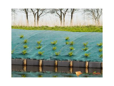 NATURE Toile de paillage paysages - vert 90 gr/m&sup2; - 1x25m