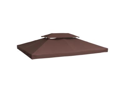HOMCOM Toile de rechange pour pavillon tonnelle tente