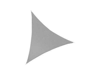 IDEPRICE Voile d'ombrage triangulaire gris anthracite L.300 x l.300 cm