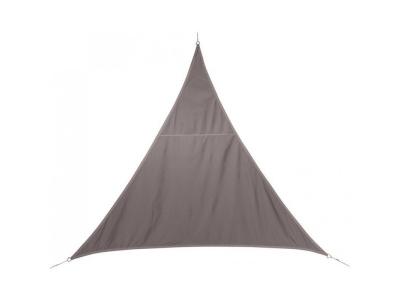 HESPERIDE Voile d'ombrage triangulaire 4,00 m CURACAO taupe - 180g/m&sup2;