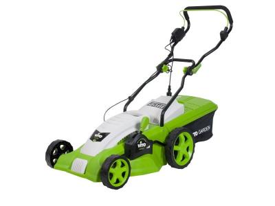 VITO Tondeuse &eacute;lectrique 1800W Moteur induction Largeur de coupe 420mm 5 hauteurs de coupe Bac 50L