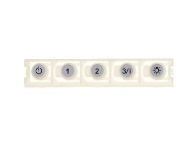  Touches clavier de commande pour hotte Roblin 133.0326.702