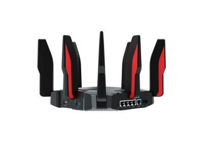 Archer gx90 ax6600 sans fil wi-fi 3x gigabit ethernet ports 574mbit/s 5ghz tri bande noir rouge