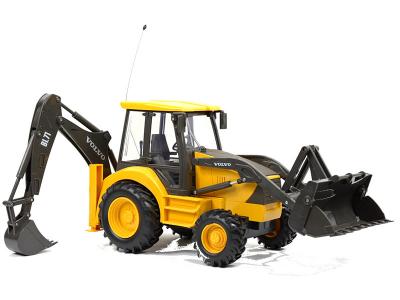  Tractopelle Volvo radiocommand&eacute; 1/18