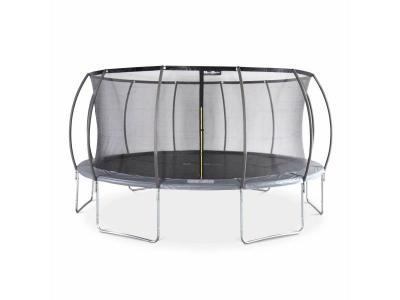 SWEEEK Trampoline 490cm Filet Int&eacute;rieur Jupiter Inner Gris