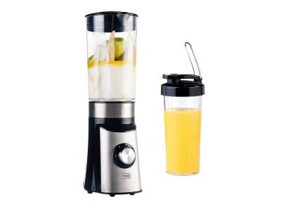 TREBS Mixeur smoothie to go / Comfortjuicerr avec carafe et gobelet 99242 RVS-Noir