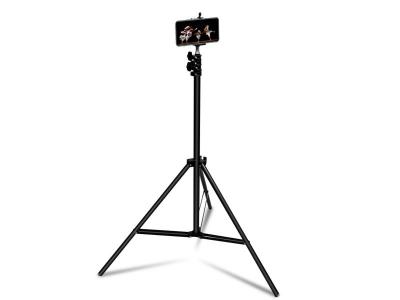 LINQ Tr&eacute;pied Smartphone et Appareil Photo Ajustable de 72 cm &agrave; 210 cm L&eacute;ger  Noir