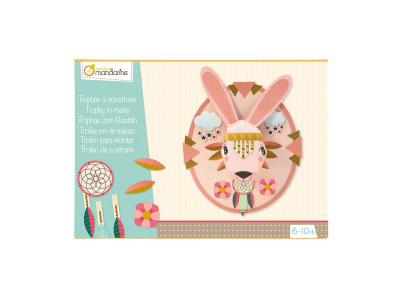 AVENUE MANDARINE Troph&eacute;e &agrave; construire lapin indien - Loisir cr&eacute;atif - 6/10 ans et +