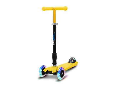 FUN PRO Trottinette enfant 3 roues -  - TWO - LED Lumineux - Jaune