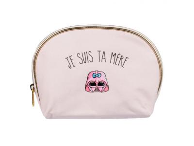  La chaise longue - Trousse de toilette Je suis ta M&egrave;re - Rose