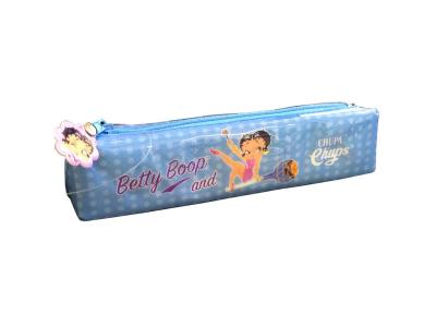 TROP Trousse en pvc bleu betty boop