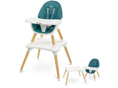 CARETERO  TUVA Chaise haute &eacute;volutive en table et chaise Vert 