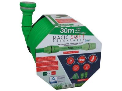 EUROEQUIPE Set arrosage Magic Soft - Tuyau extensible + accessoires - 30m