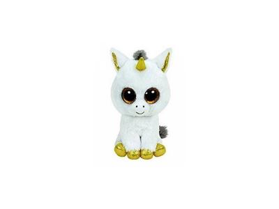 TY  - Beanie Boo's - Peluche Pegasus la Licorne, 36825, Blanc, 23 cm