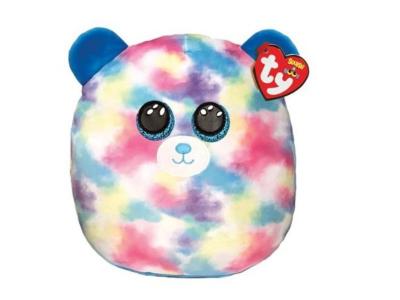 Ty - Squish a Boos - Coussin Peluche Enfant Hope l'ours 40 cm, TY39198