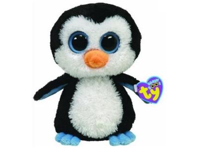 JURATOYS Peluche Ty Beanie Boo's Waddles Le pinguin 15cm