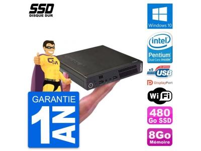 LENOVO PC DE BUREAU  THINKCENTRE M72E Pentium ATX 8G 320HDD W10