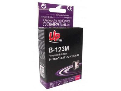 UPRINT Cartouche encre  compatible BROTHER LC-123 magenta