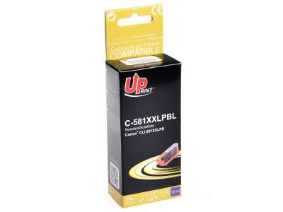 UPRINT Cartouche PREMIUM compatible CANON CLI-581PB XXL photo bleu