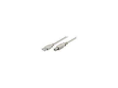 WENTRONIC Goobay 68714 C&acirc;ble Hi-Speed USB 2.0, Connecteur, Gris, 5m Longueur