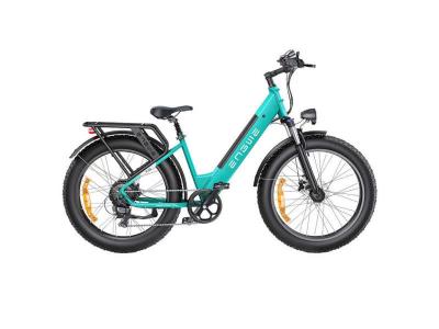 ENGWE V&eacute;lo Electrique E26 Step-thru - 250W 768WH Autonomie 140KM Freins &agrave; Disque - Bleu