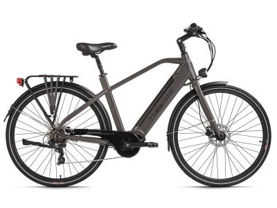ADORE V&eacute;lo &eacute;lectrique homme 28 hollandia mantova gris 149E