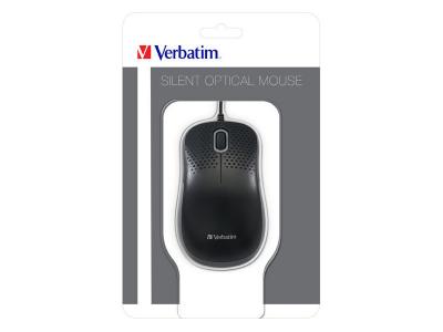 VERBATIM Souris  Silent USB optique noir 