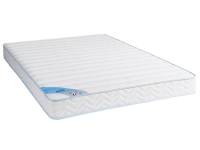 VIDAXL Matelas 180 x 200 cm 7 zones Mousse PU 16 cm H2 H3  - Blanc