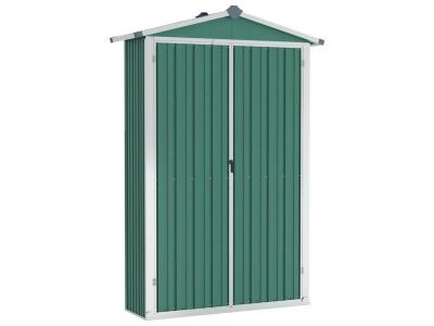 VIDAXL Abri de jardin Vert 107,5x46x183 cm Acier galvanis&eacute; 