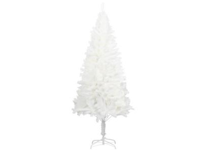 Arbre de no&euml;l artificiel aiguilles r&eacute;alistes blanc 120 cm