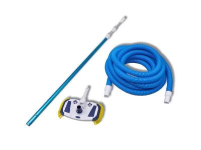 VIDAXL Aspirateur de piscine avec manche t&eacute;lescopique et tuyau 