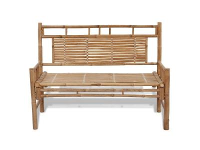 VIDAXL  - Banc de jardin 120 cm Bambou Brun