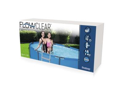VIDAXL  bestway &eacute;chelle de piscine &agrave; 4 marches flowclear 122 cm 58331