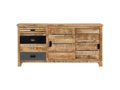 vidaXL Buffet Bois de manguier solide 160 x 40 x 80 cm 
