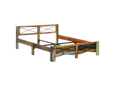 Vidaxl - Cadre de lit Bois de r&eacute;cup&eacute;ration massif 160 x 200 cm n/a