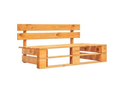 VIDAXL  canap&eacute; de jardin palette avec coussins gris pin&egrave;de 277444