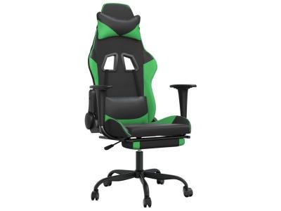 VIDAXL Chaise en plastique non empilable non pliable interieur H. 131 cm vert