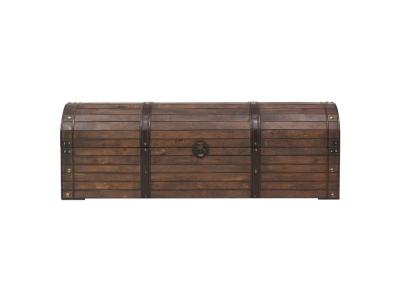 vidaXL Coffre de rangement Bois massif style vintage 120 x 30 x 40 cm 