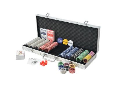VIDAXL  coffret de poker avec 500 jetons laser aluminium 80184