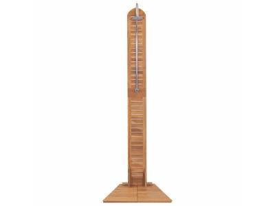 VIDAXL  - Douche de jardin Teck massif 70 x 75 x 204 cm Brun