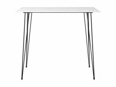 Vidaxl ensemble de bar 5 pcs blanc et noir 3057401