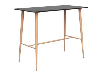 Ensemble De Bar 7 Pcs Noir Vidaxl