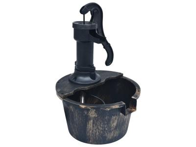 VIDAXL  - Fontaine de jardin avec pompe Brun