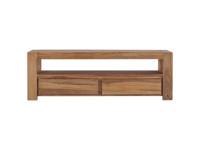 VIDAXL   Meuble TV 120 x 30 x 40 cm Bois de teck massif