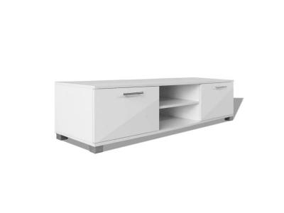 VIDAXL  - Meuble TV Blanc Brillant 120x40,3x34,7 cm