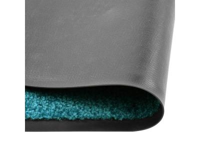 VIDAXL Paillasson lavable Cyan 60x90 cm  - cyan