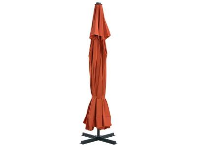 VIDAXL Parasol avec base portable Terre cuite