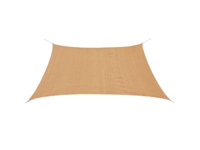 VIDAXL Parasol en PEHD carr&eacute; 3,6 x 3,6 m Beige  - Beige