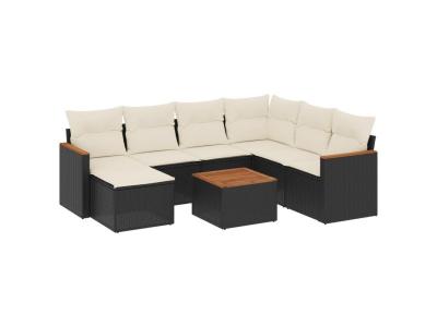 VIDAXL VIDA XL Ensemble Salon de jardin - 8 pcs