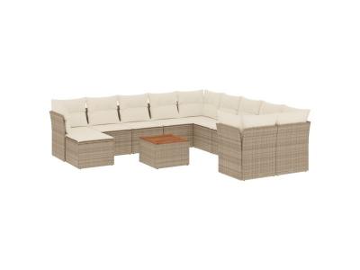 VIDAXL  Salon de jardin - Beige